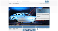 Desktop Screenshot of durr-northamerica.com