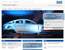 Tablet Screenshot of durr-northamerica.com